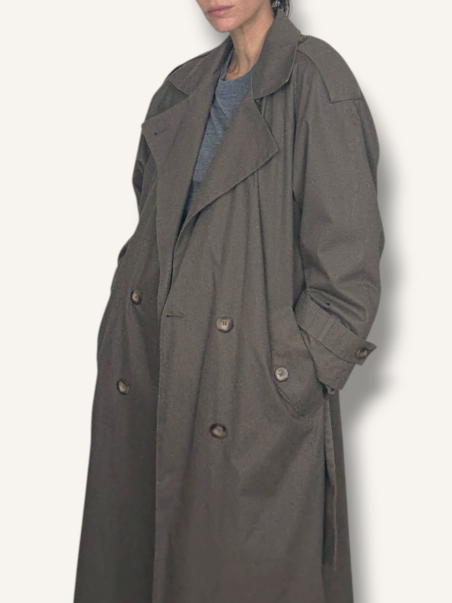 Olive Trench Coat