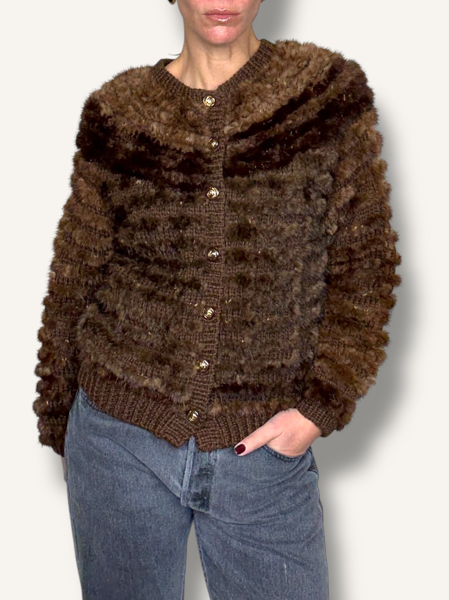 Mink Cardigan