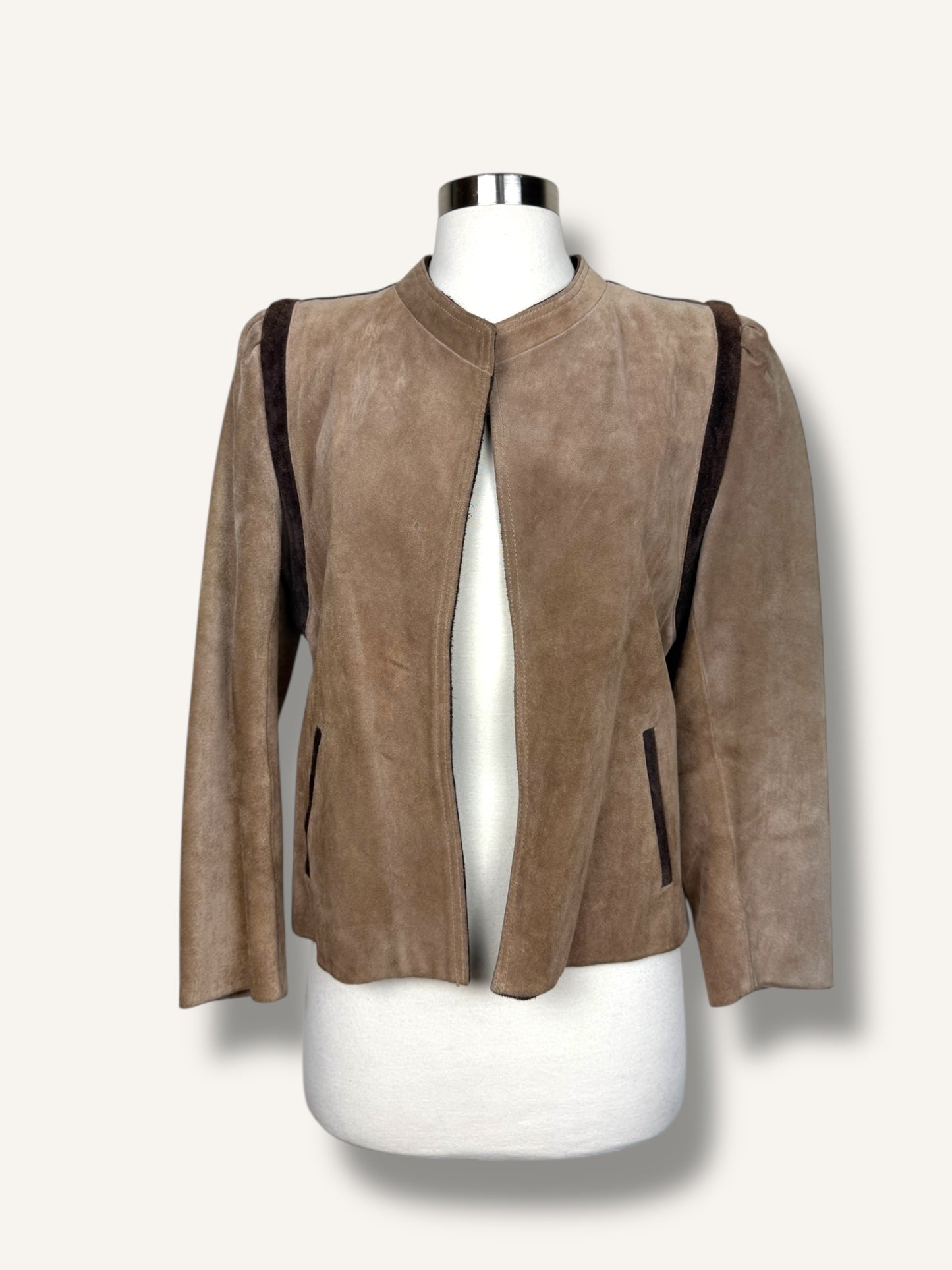 Suede Cropped Jacket