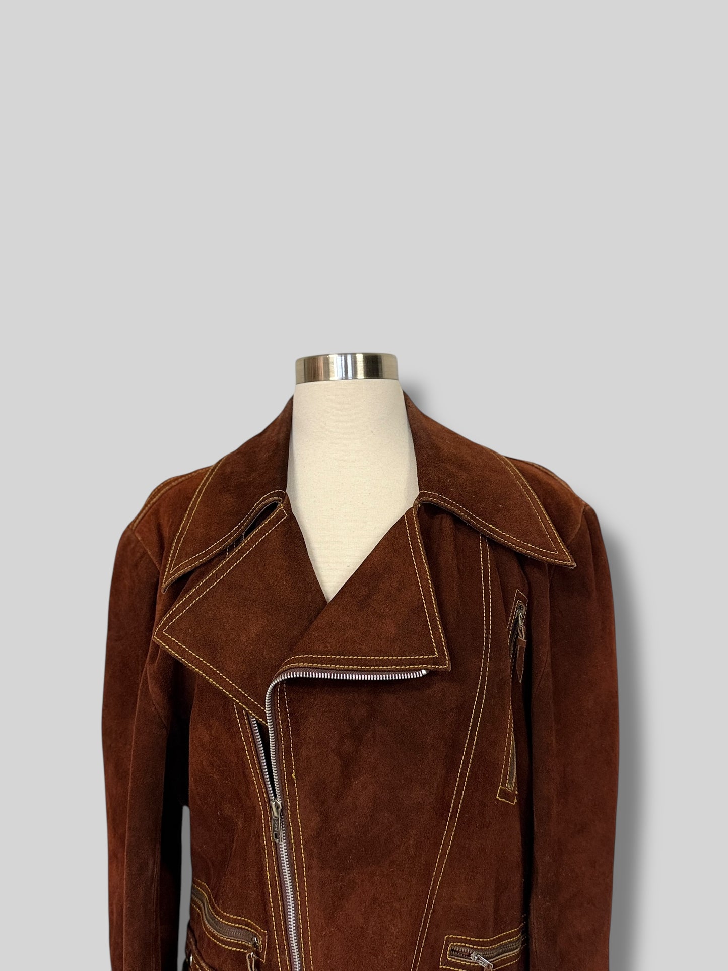 Suede Moto Jacket