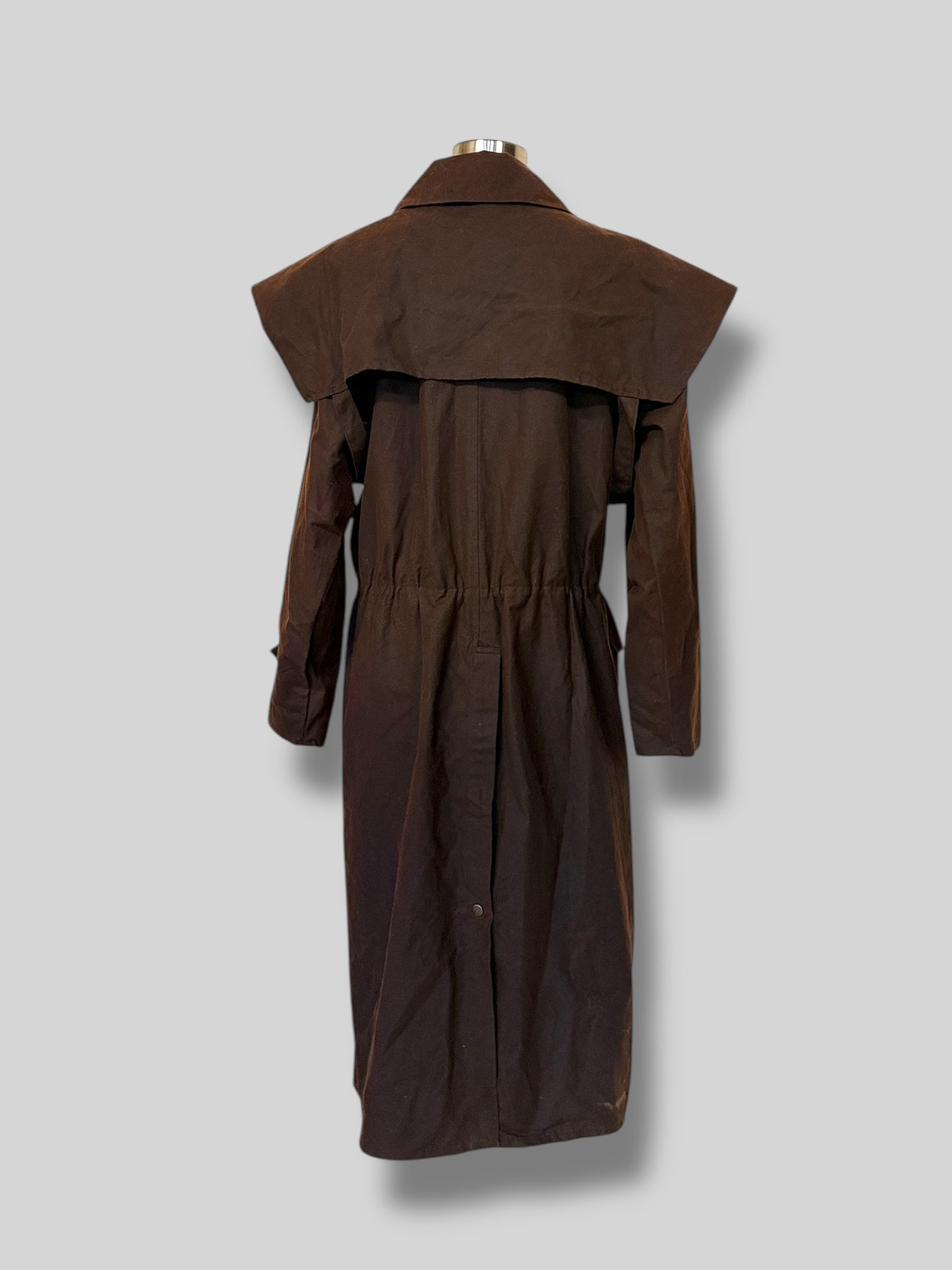 Brown Oilskin Trench