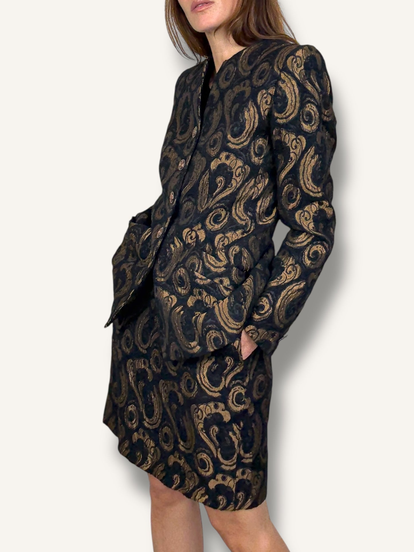 YSL Skirt Set