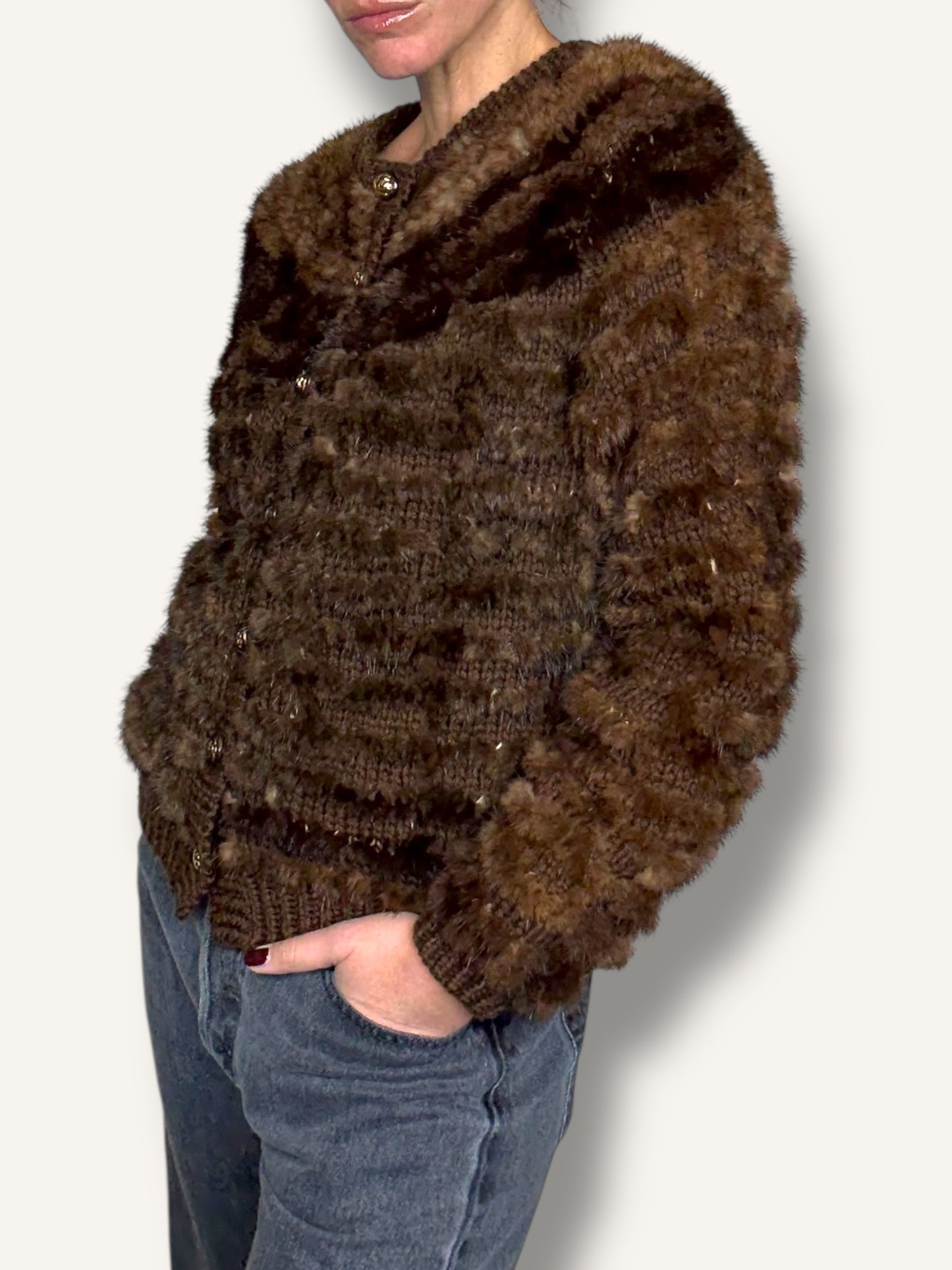 Mink Cardigan