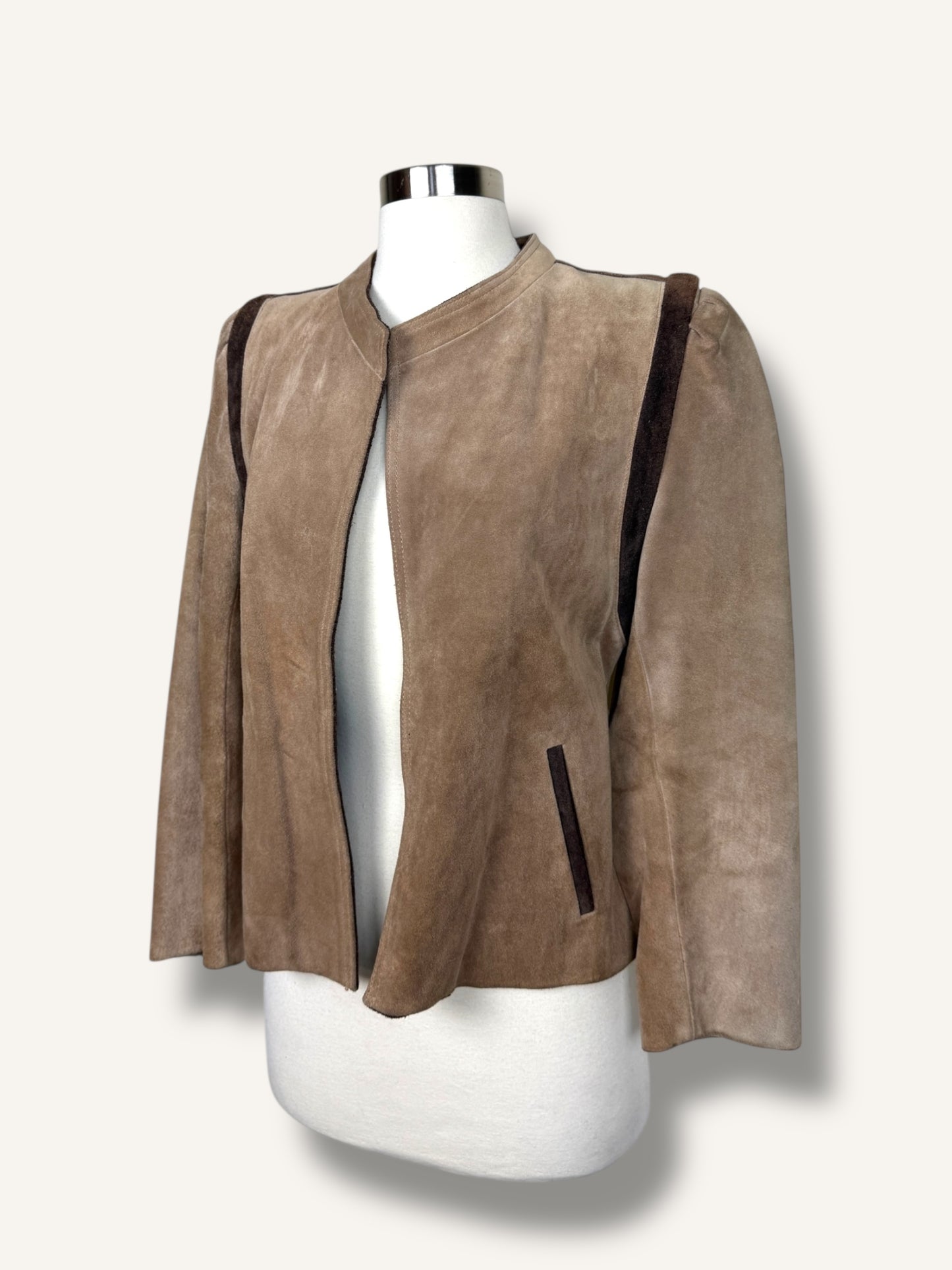 Suede Cropped Jacket