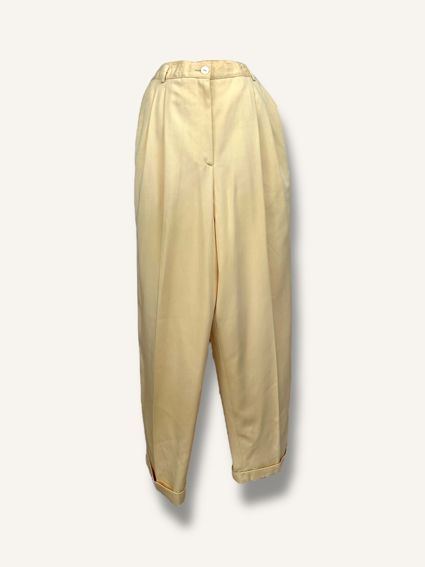 High waisted trousers