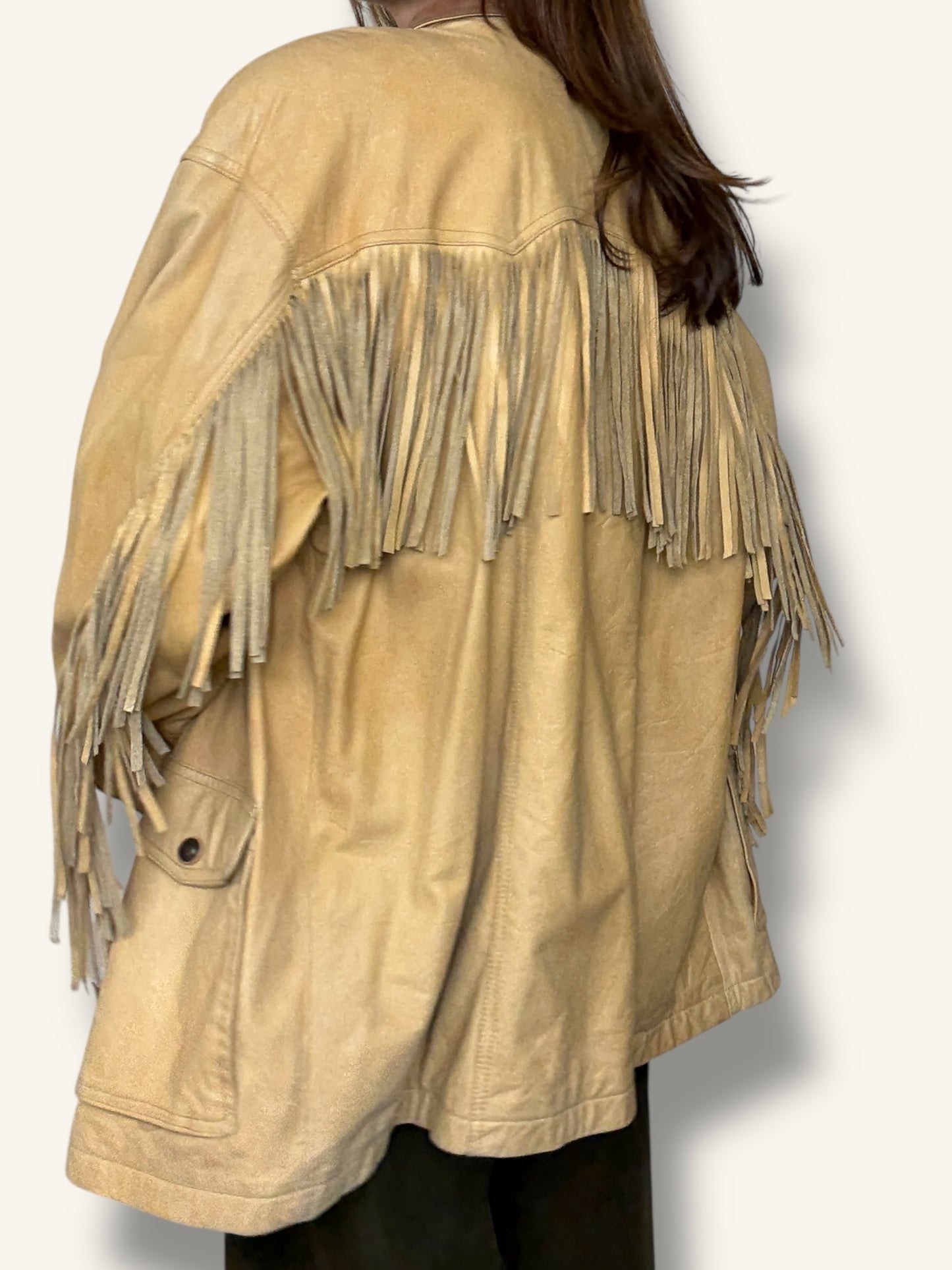 Fringe Leather Jacket