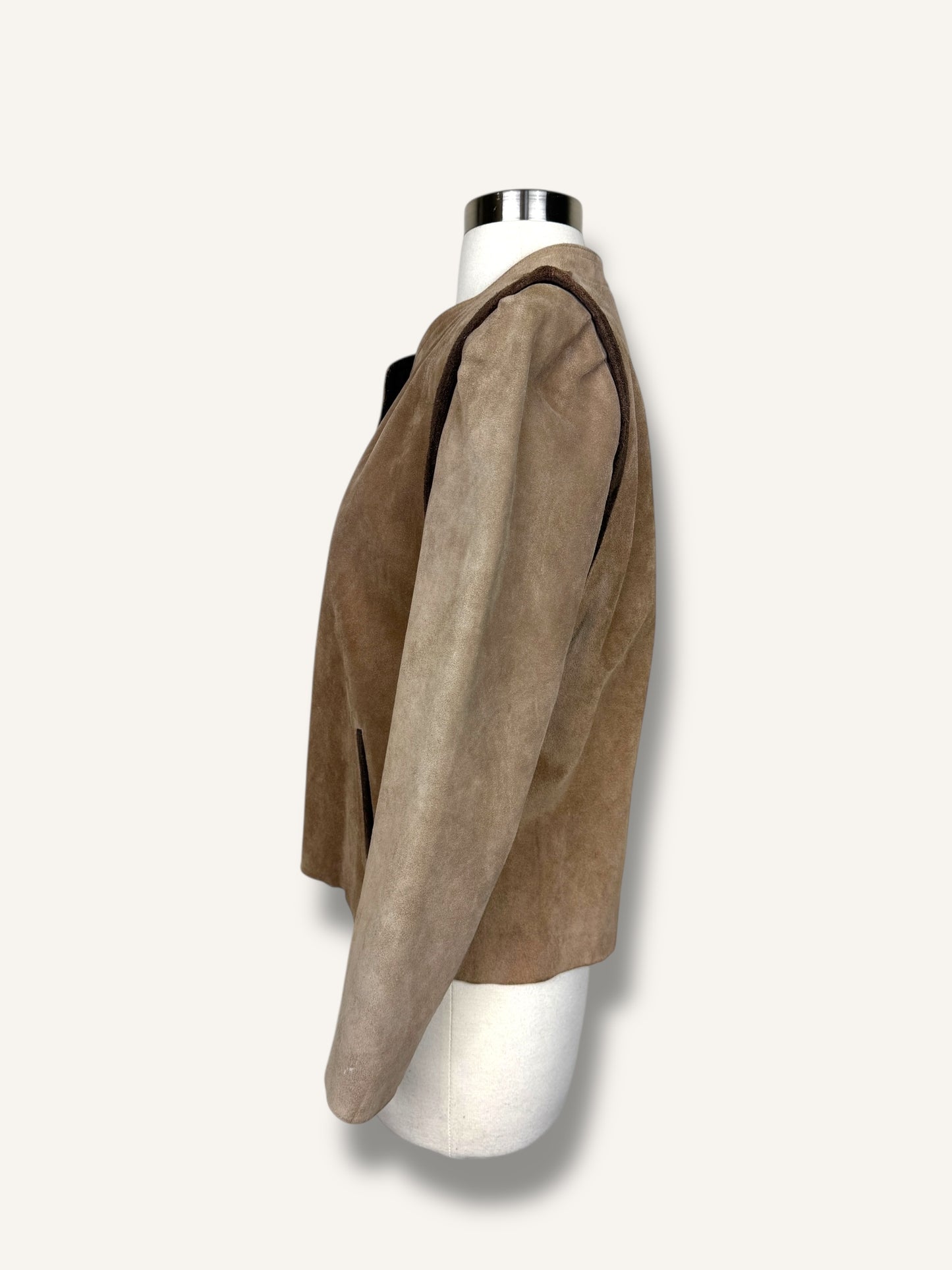 Suede Cropped Jacket