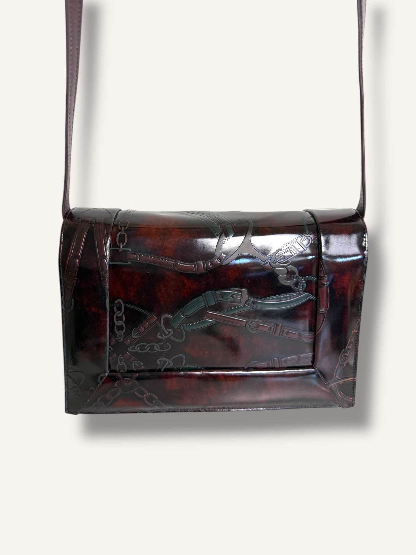 Glossy Shoulder Bag