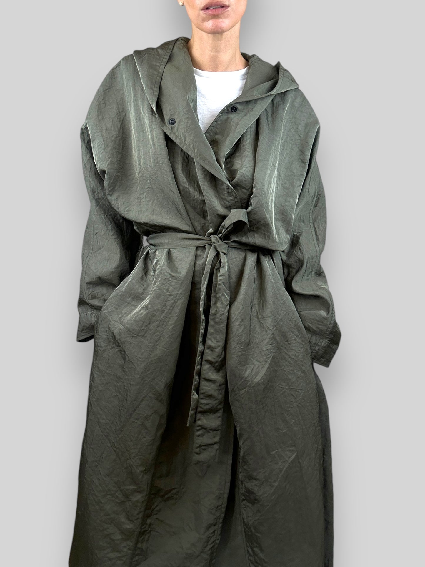 Hooded Trench Coat