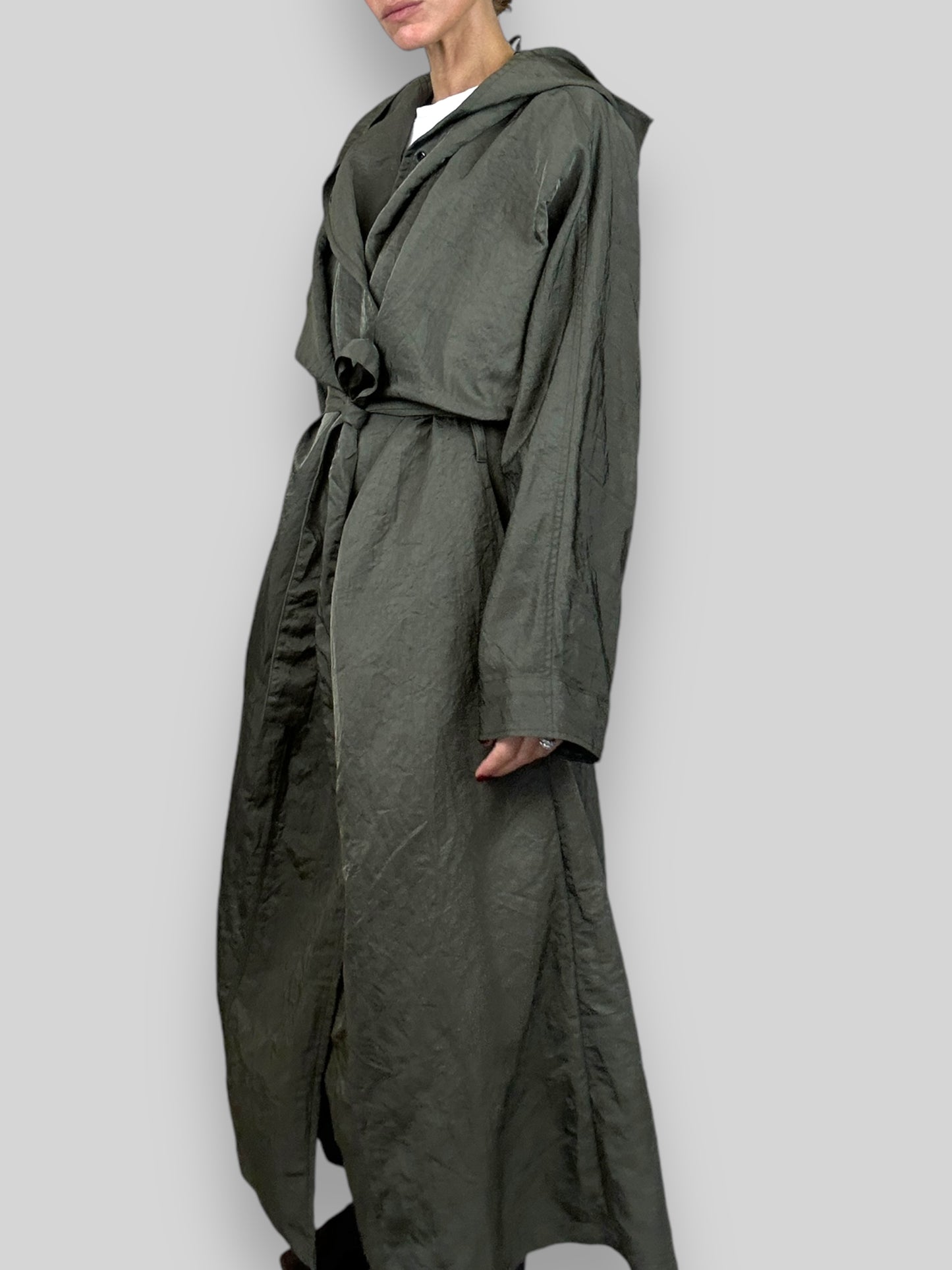 Hooded Trench Coat