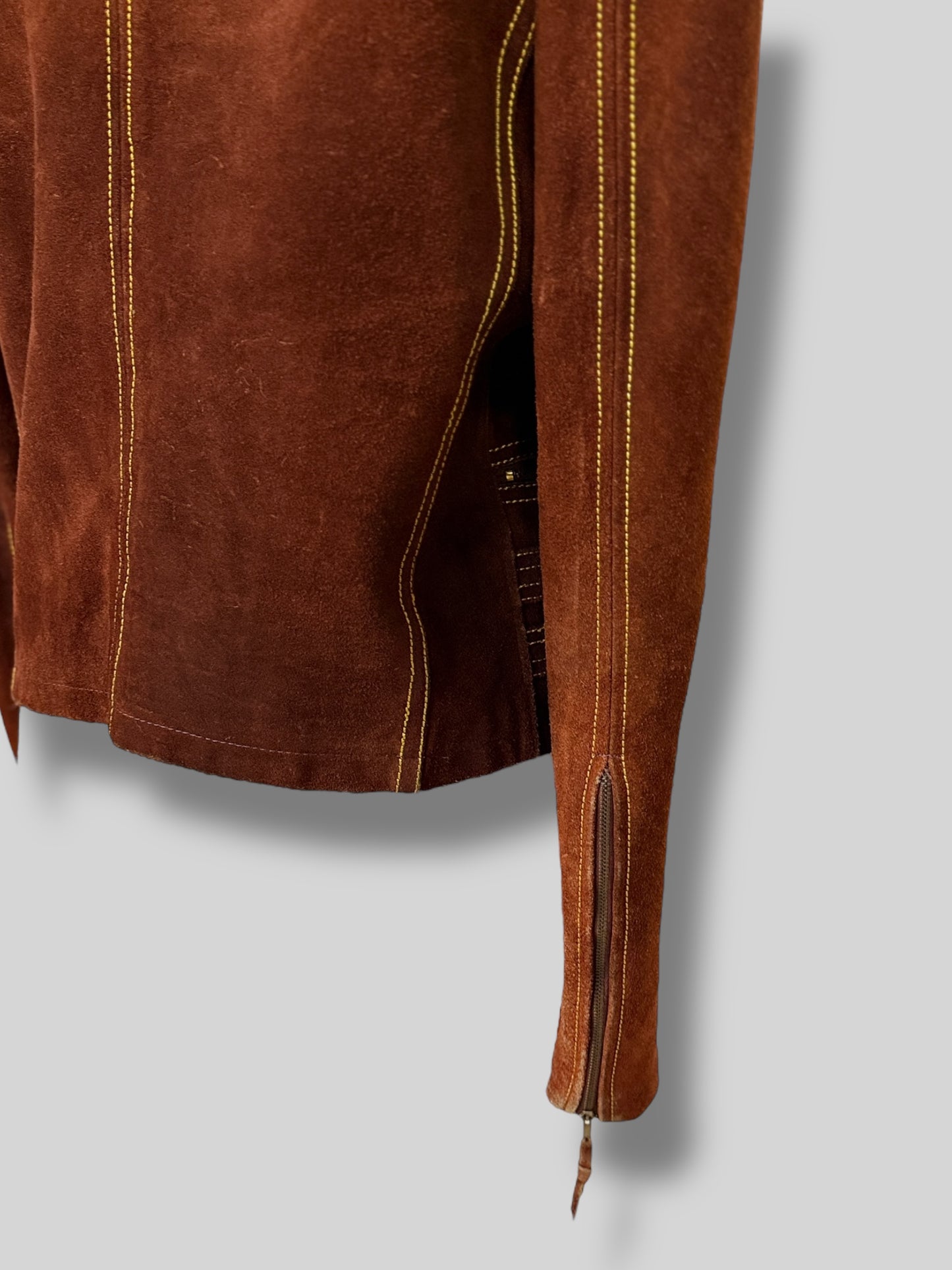 Suede Moto Jacket