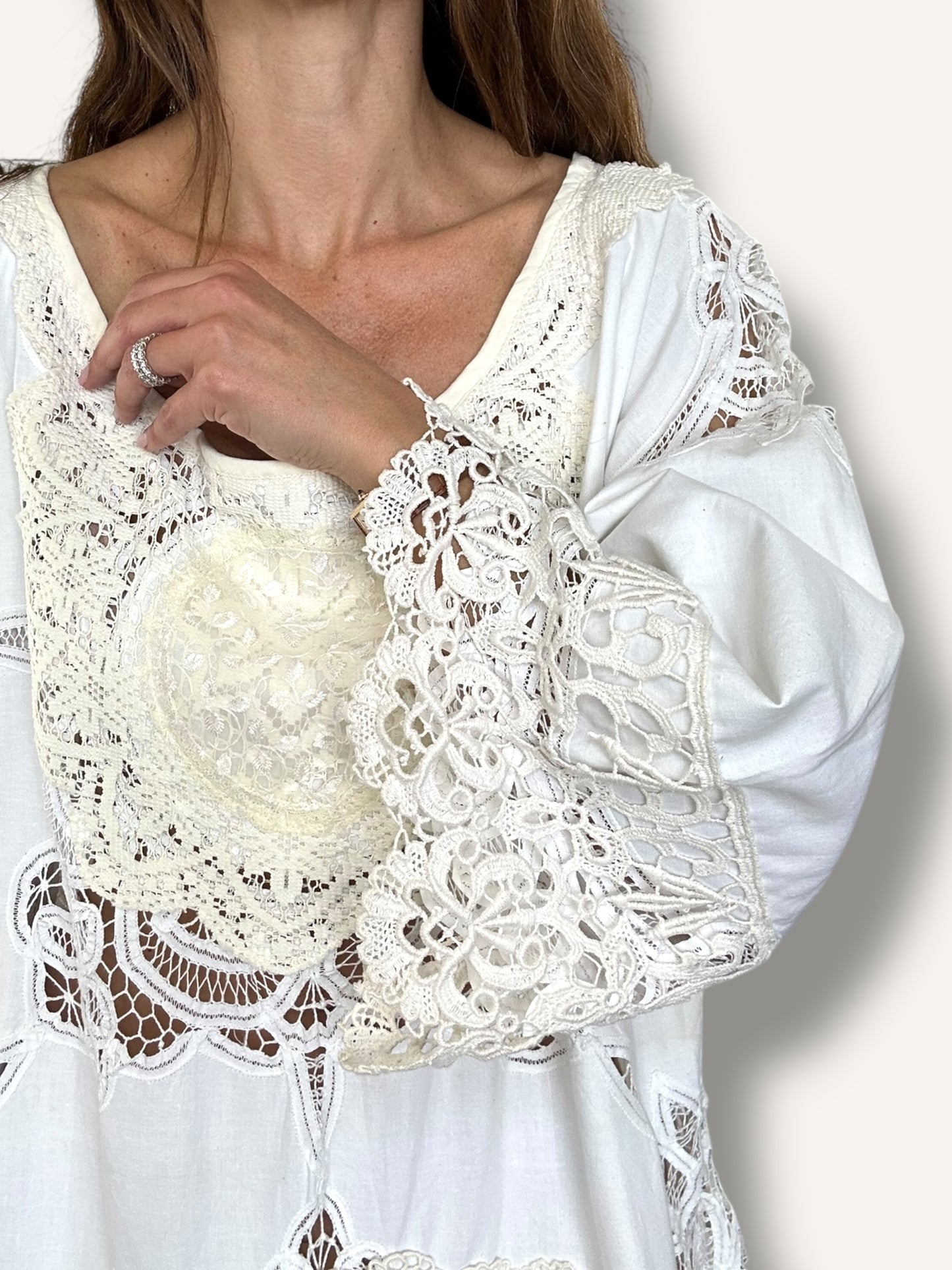 Patchwork Lace Dress