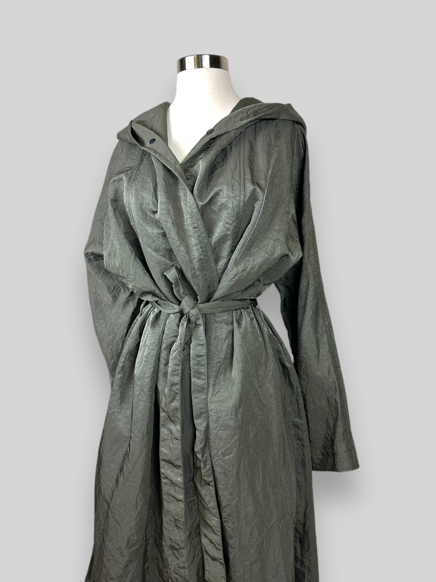 Hooded Trench Coat