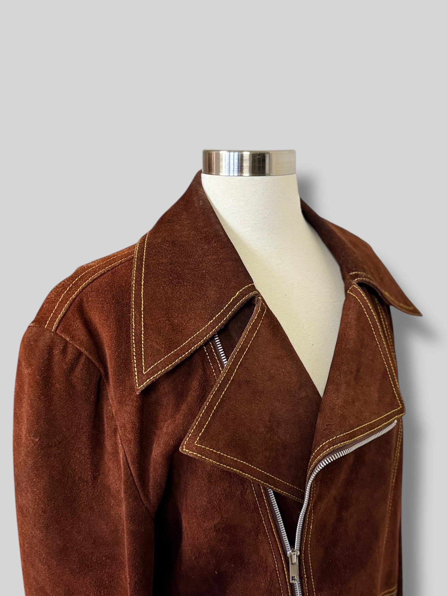 Suede Moto Jacket