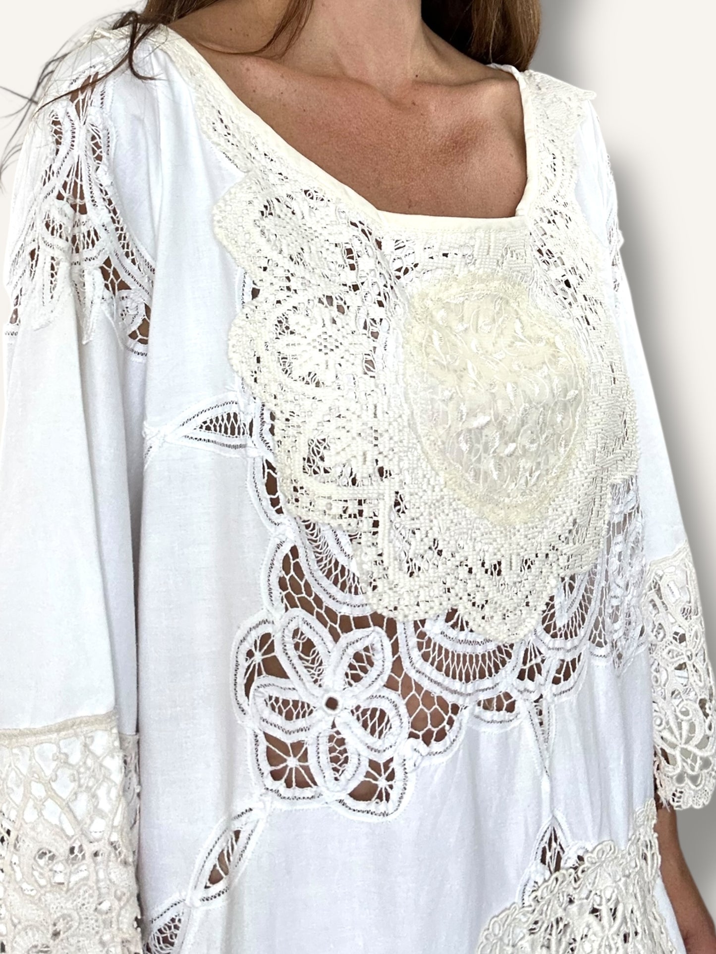 Patchwork Lace Dress