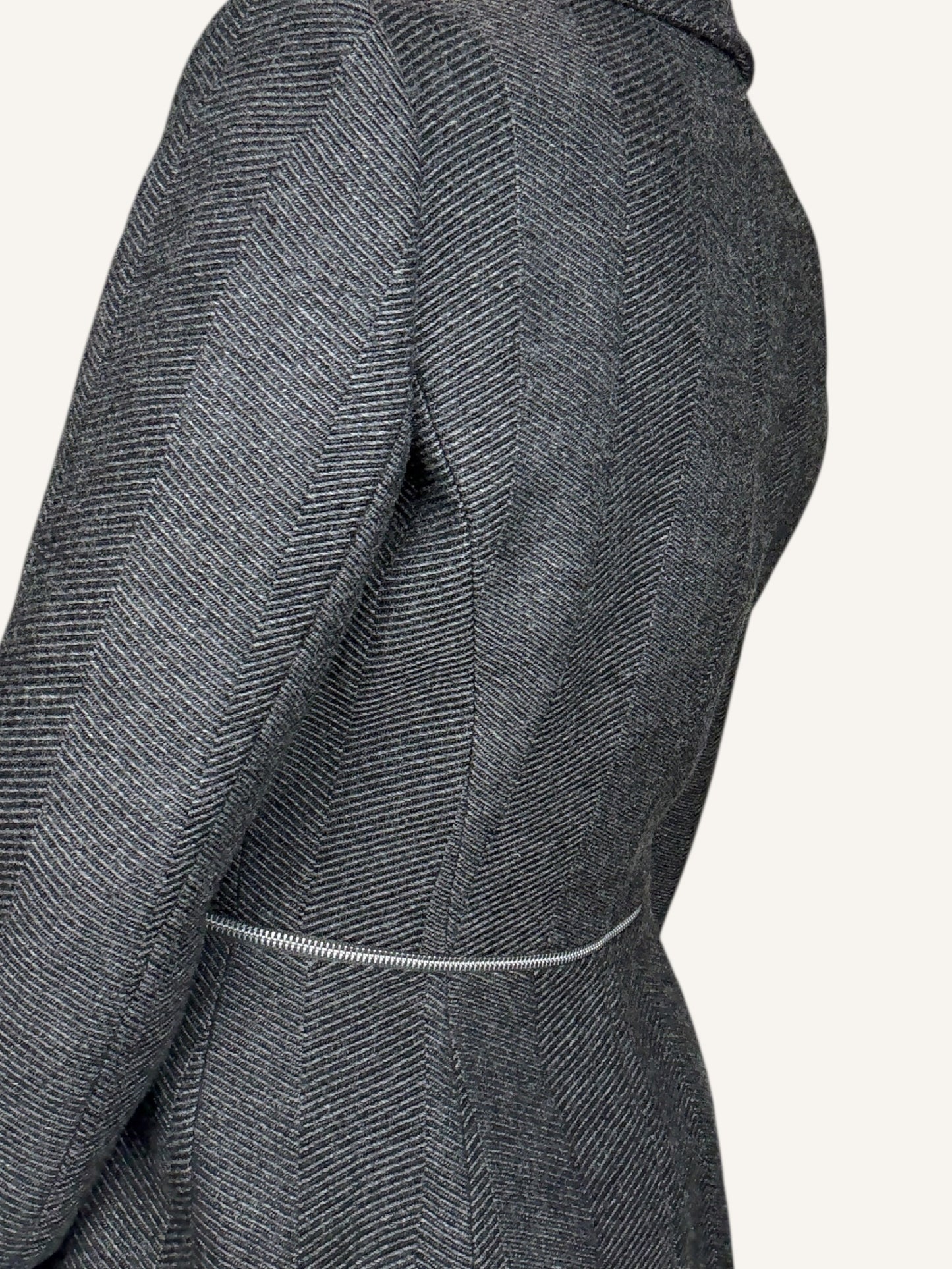 Grey Wool Blazer