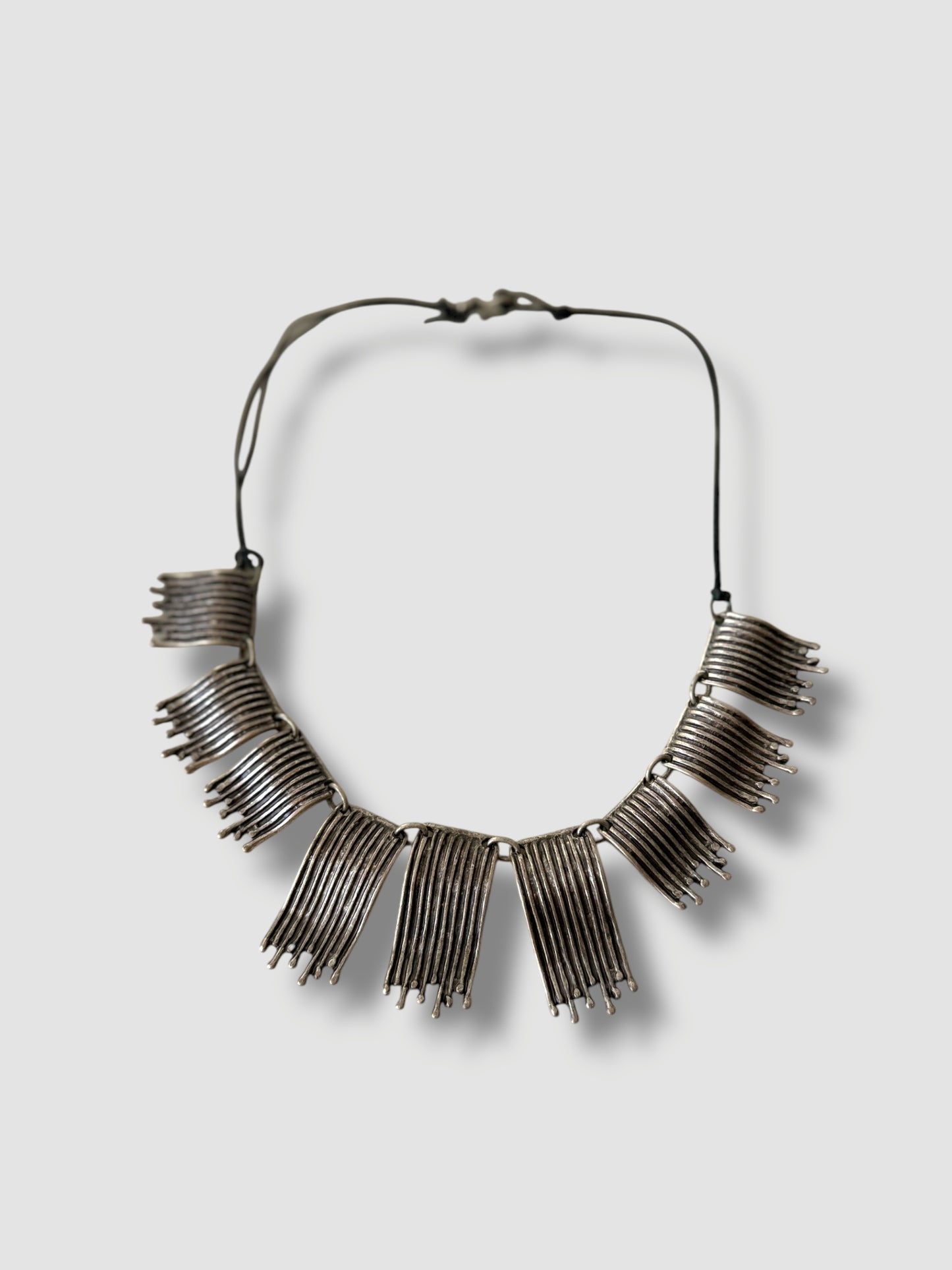 Silver Feathers Necklace