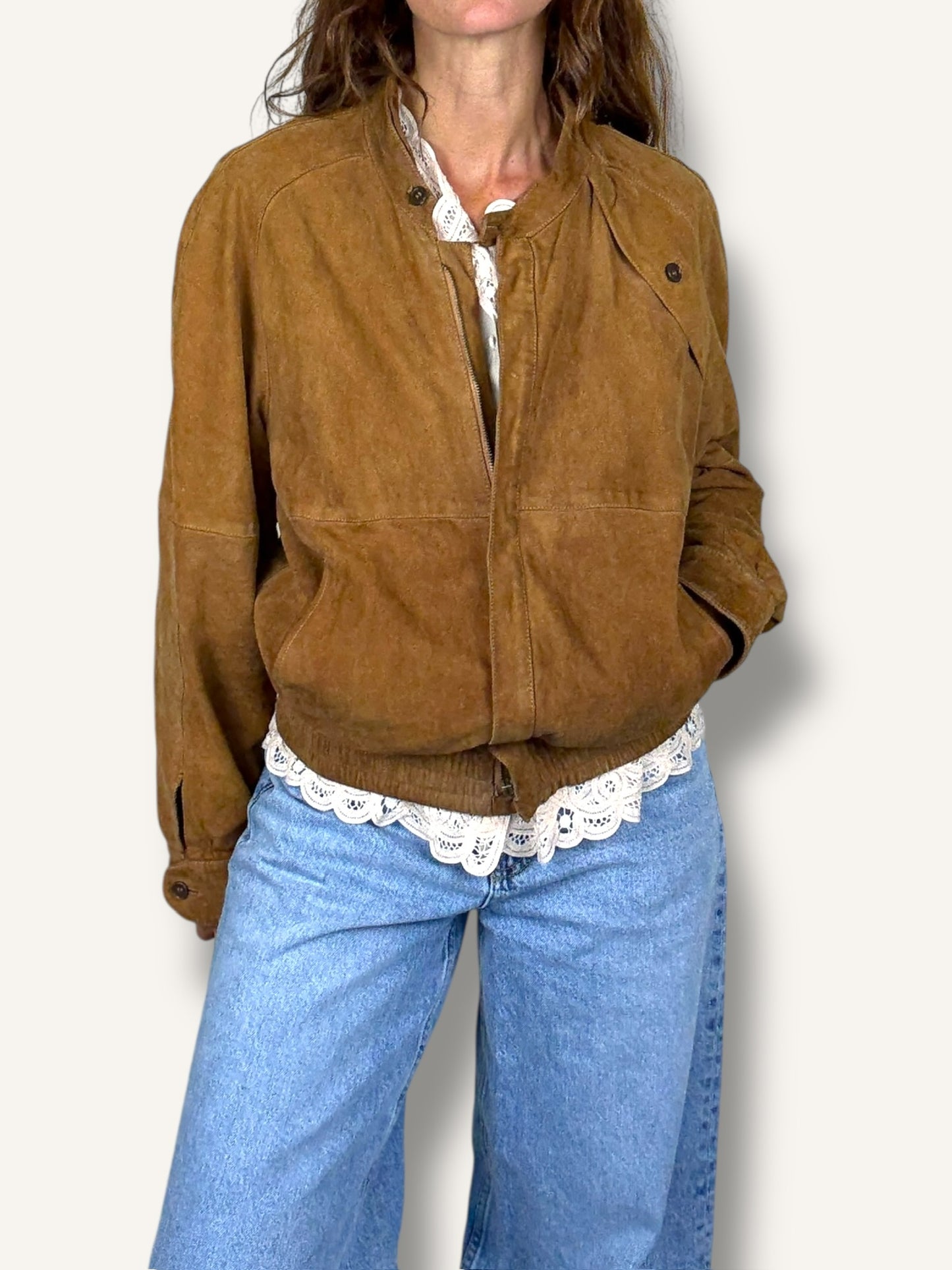 Suede Bomber