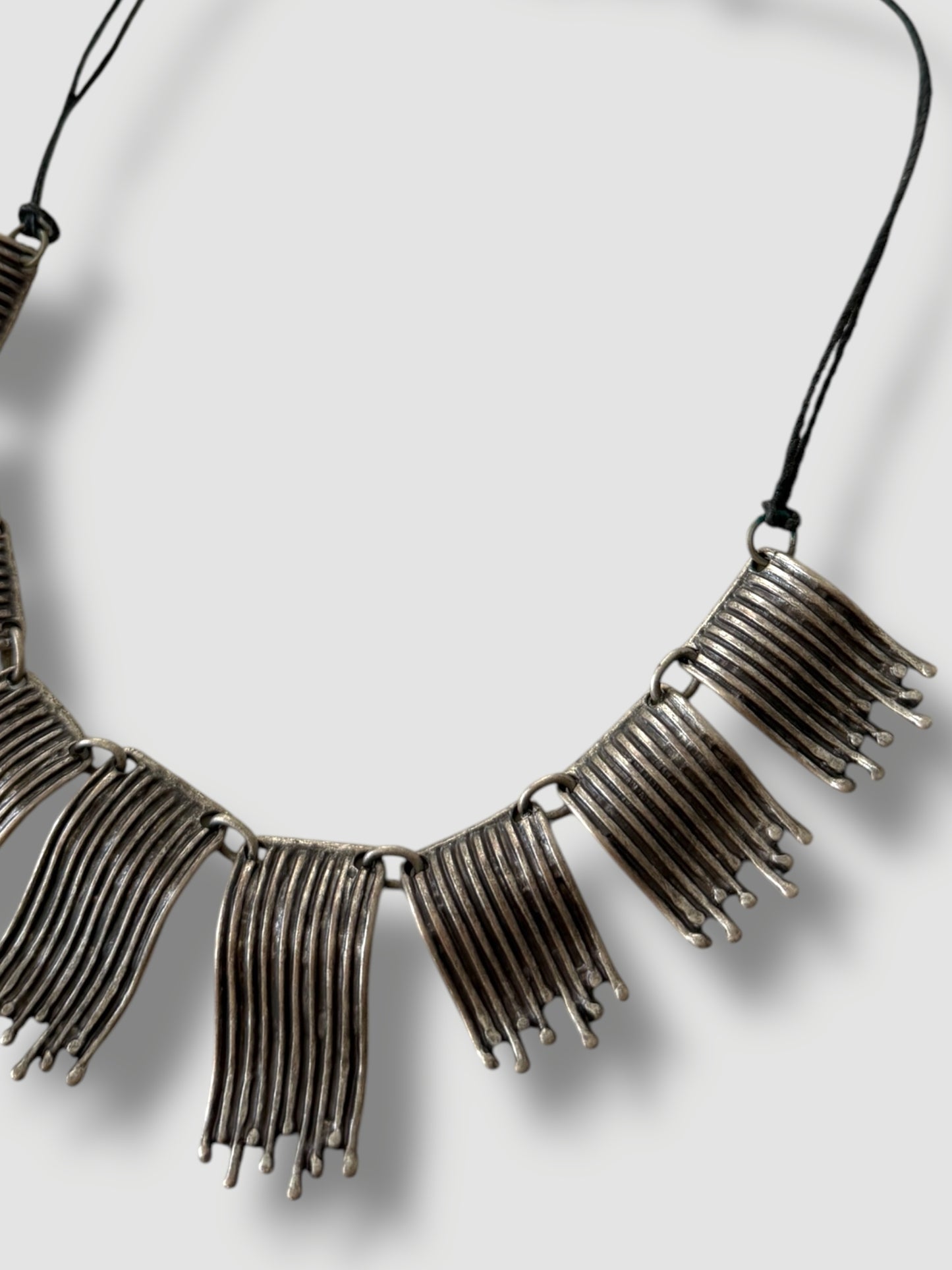 Silver Feathers Necklace