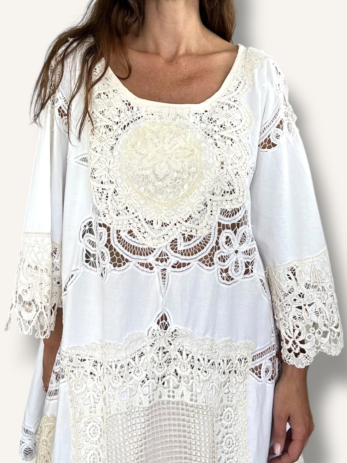 Patchwork Lace Dress