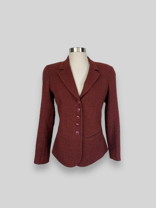 Burgundy Blazer