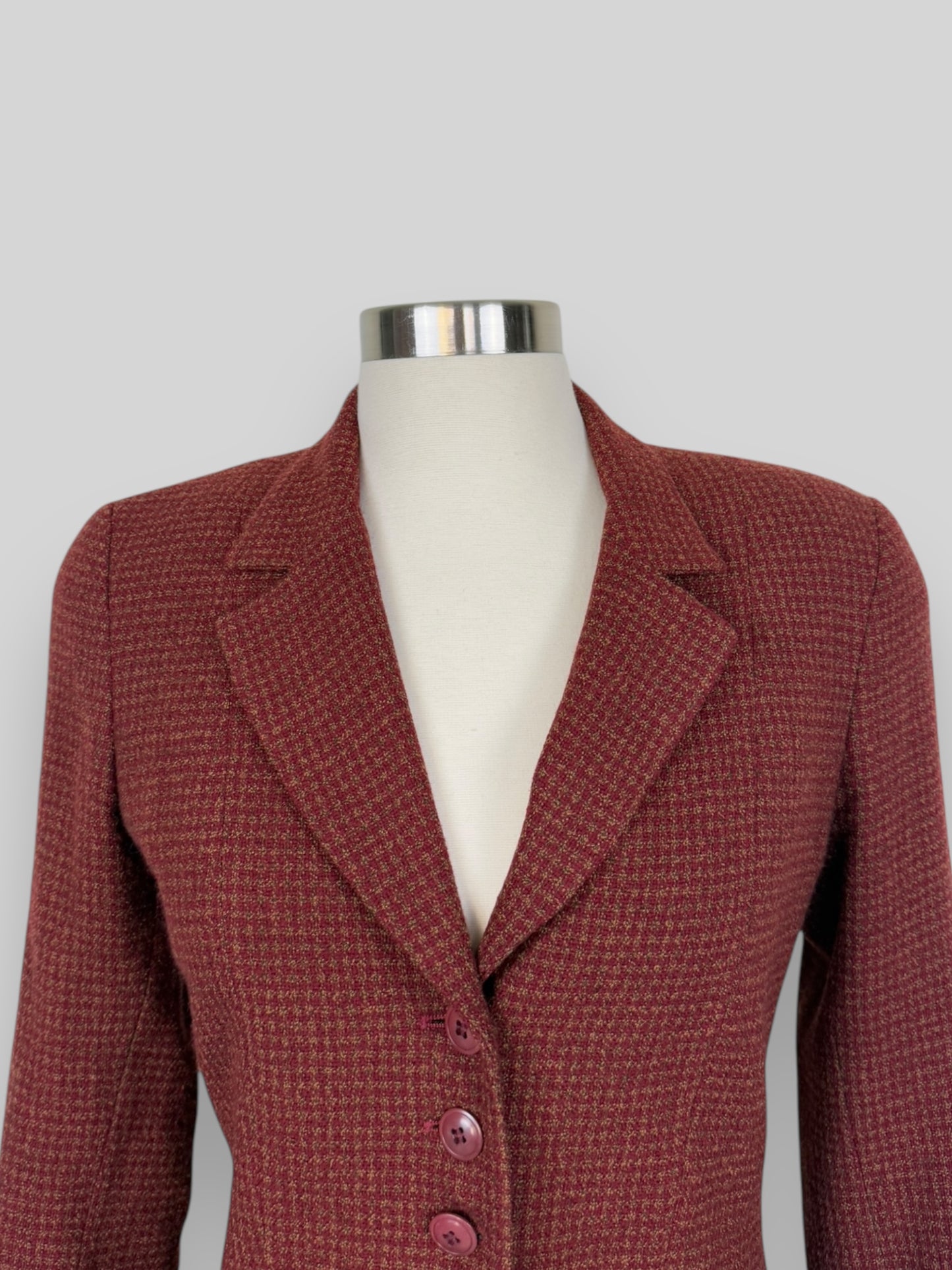 Burgundy Blazer