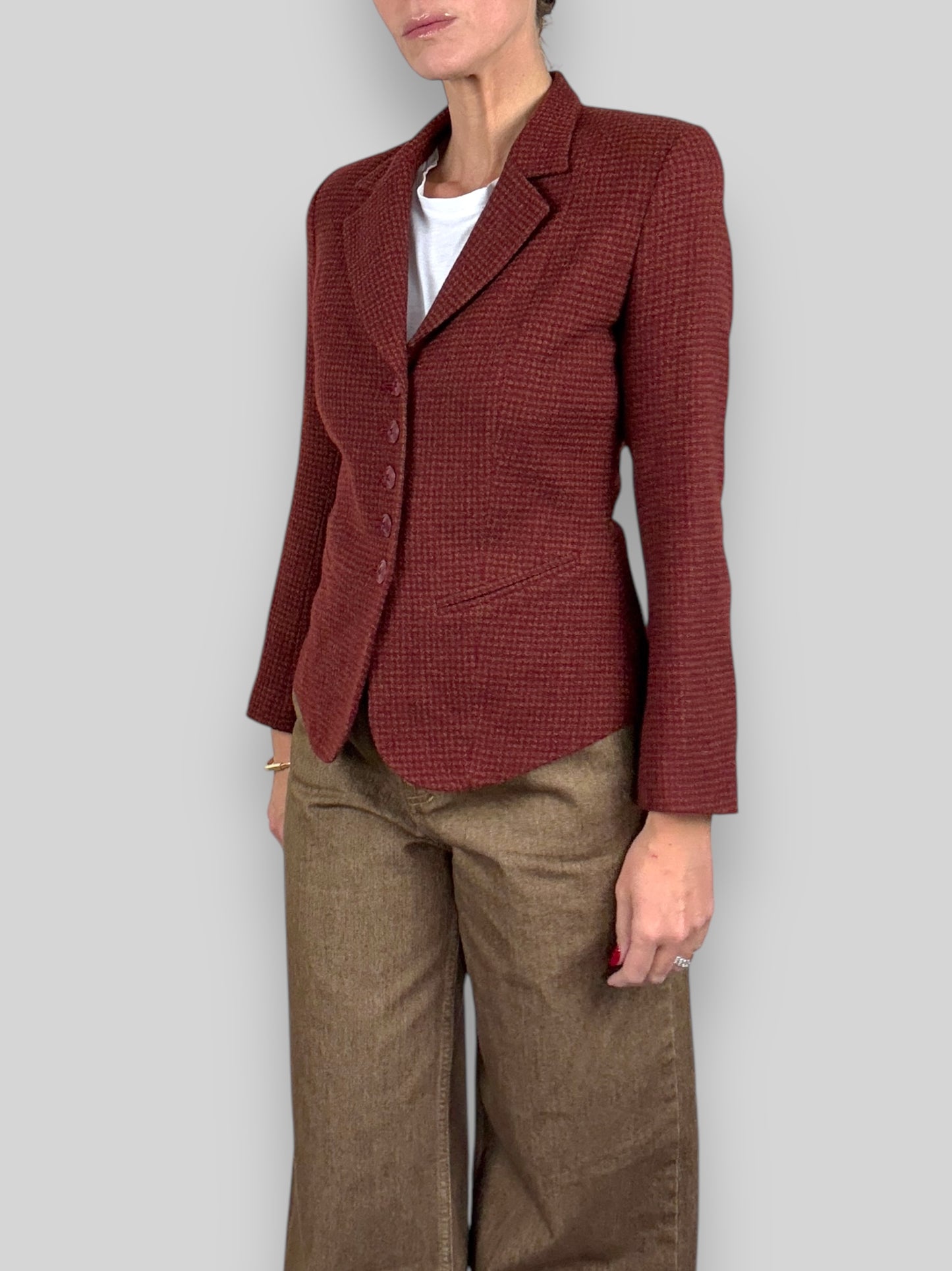 Burgundy Blazer