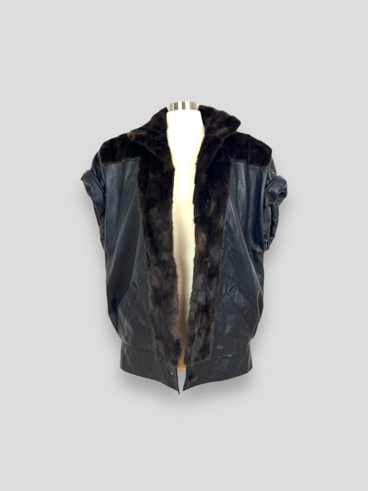Leather and Fur Jacket