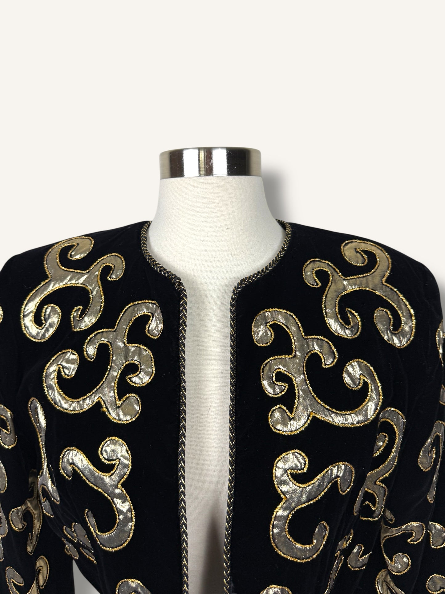 Velvet Embroidered Bolero