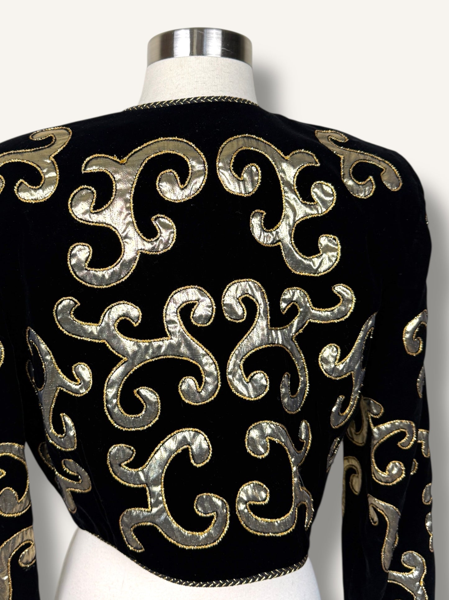 Velvet Embroidered Bolero