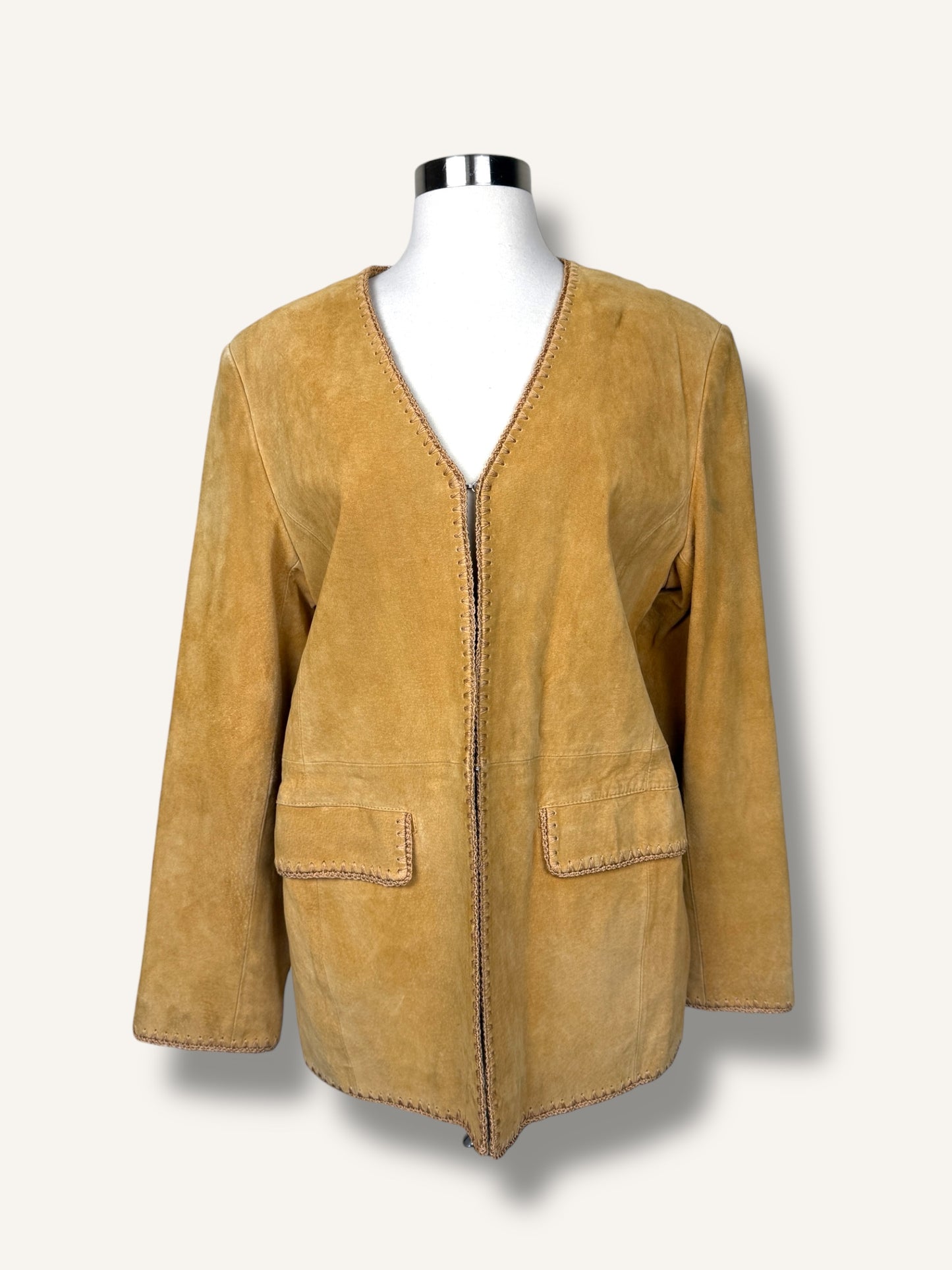 Camel Suede Jacket
