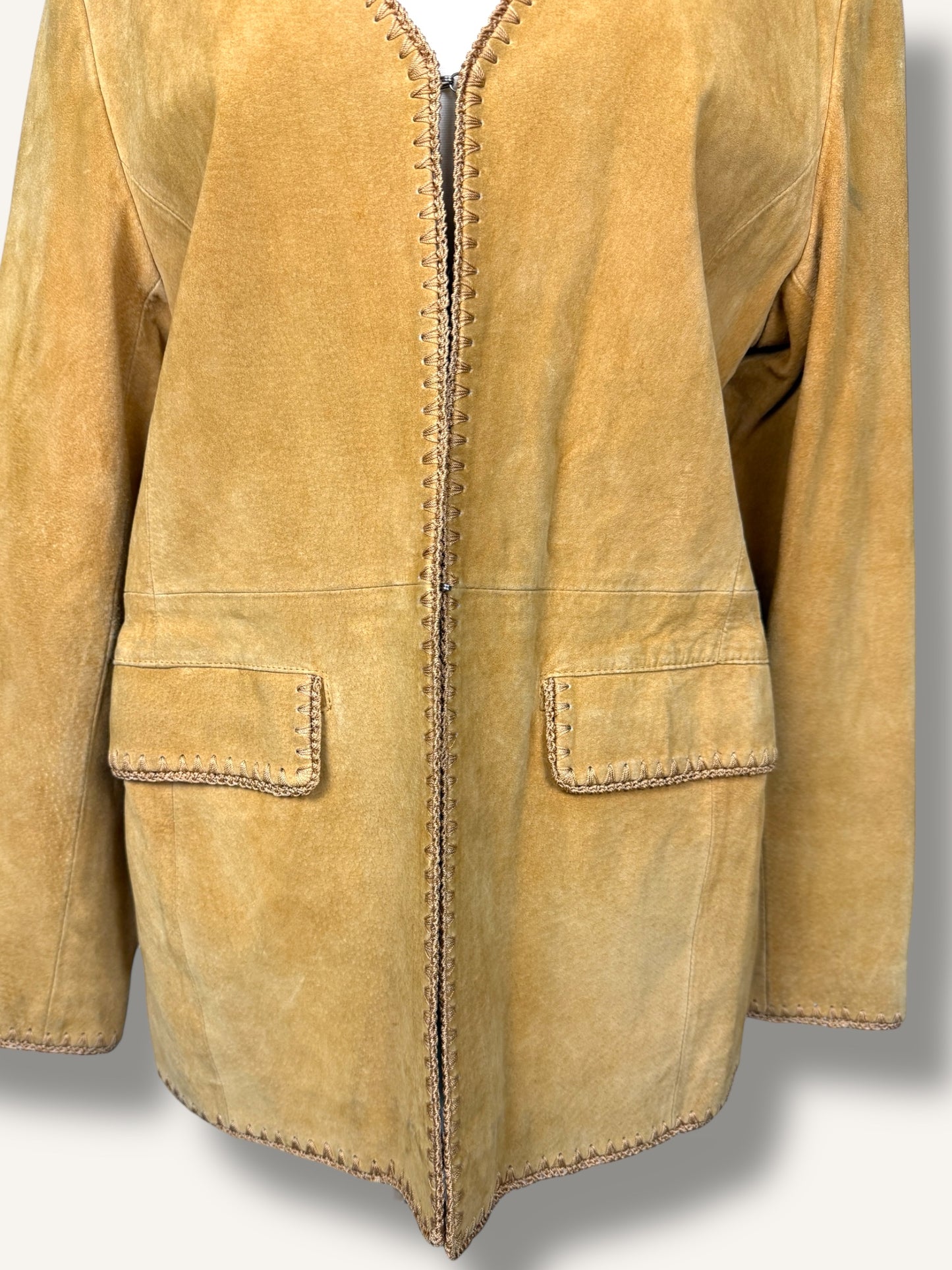 Camel Suede Jacket