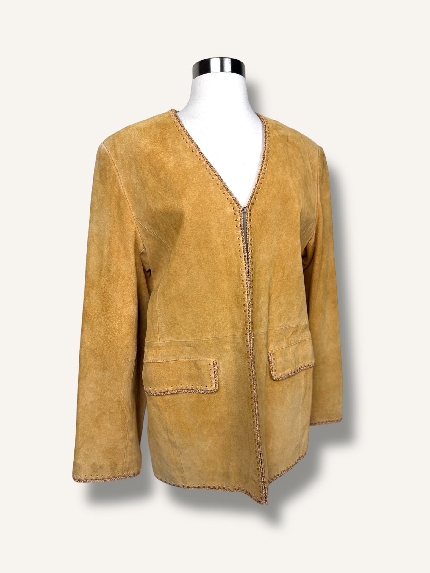 Camel Suede Jacket