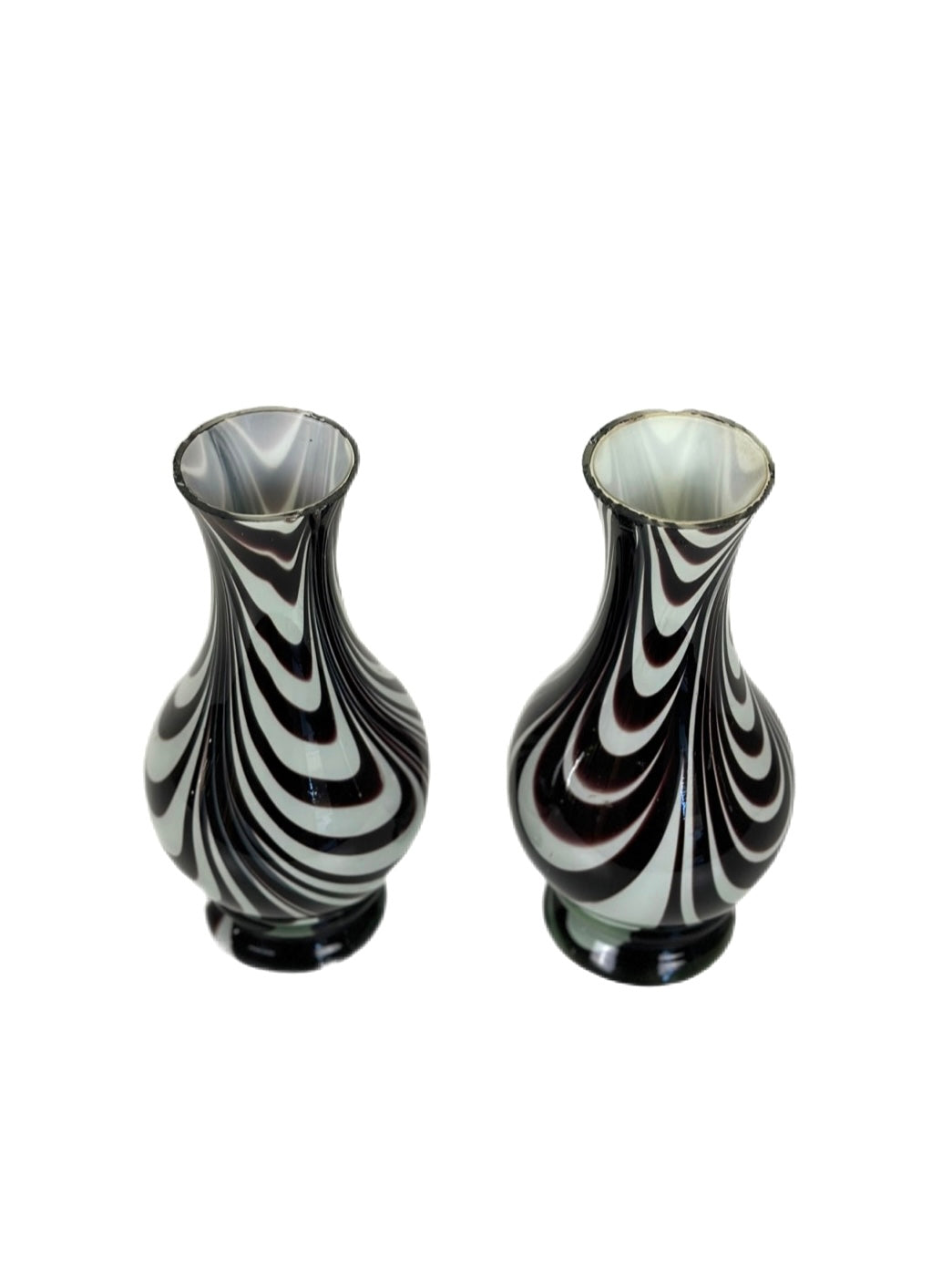 Pair Swirled vases