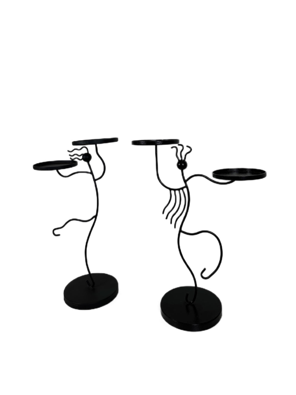 Pair Iron End Tables